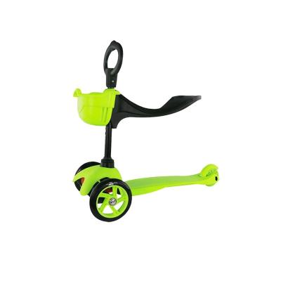 China Multifunctional Kid Baby 3in1 Kick Scooter For Sale With Adjustable Bar And Seat for sale