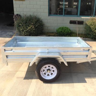 China Good quality car trailer new arrival single or double axle box trailers for wholesale for sale