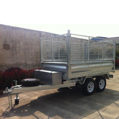 China Welded Car Trailer Galvanized Box 12x5 Full Tilt Trailer for sale