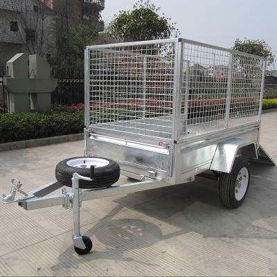 China Other Trailers Professional 750Kg 6X4 Galvanized Box Trailer Cage for sale