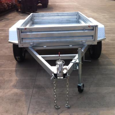 China Other Trailers Wholesale Heavy Duty Galvanized Full Welded 8X5 Tandem Trailer for sale