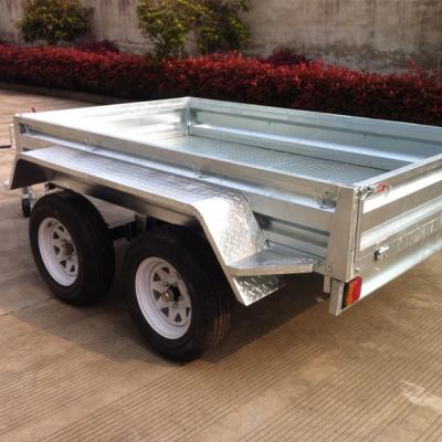 China Other Trailers 8x5 Axle Box Trailer With Heavy Duty Tandem Hot Dip Galvanized Treatment for sale