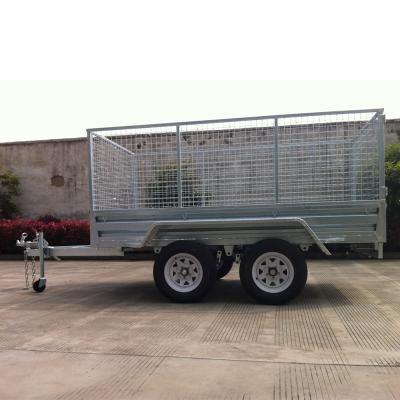 China Other Fully Welded Trailers 10x6Ft Double Axle Cage Trailer for sale