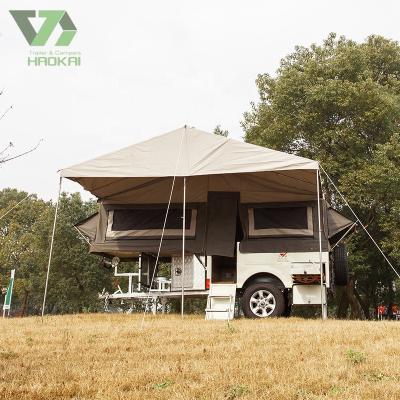 China High Quality Travel Trailer Outdoor Camping Trailer With Stainless Steel Kitchen for sale