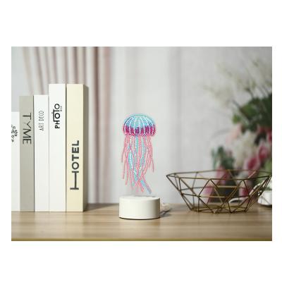 China Travel Agency M-YD003 DIY Special Shaped Beads, Cross Mosaic Kit Diamond Painting Wolf Lamp Night Light Stitch Embroidery for sale