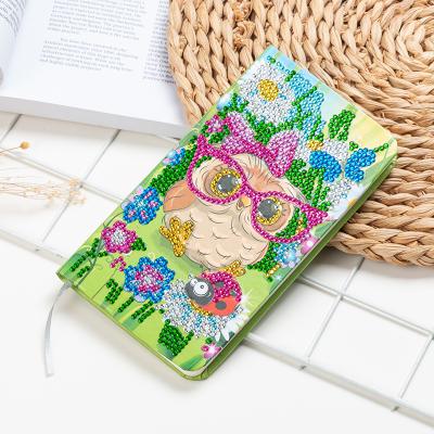 China Cartoon M-BZ-006 Diamond Painting Cover Notebook 5D DIY Diamond Art Diary Book Journal Notebook writing note for sale