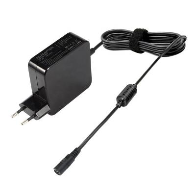 China universal laptop adapter for 65W with 8 connectors power cord 1.5m 2.5*5.5 /2.1*5.5/1.7*4.0/1.35*3.5/0.6*2.0 for sale