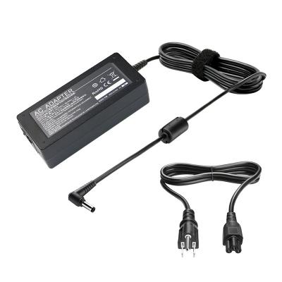 China Charger for notebook laptop AC 65W 19V/3.42 5.5*2.5mm charger with powr cord 1.5m and adapter 65W charger for notebook for sale