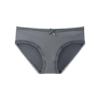 China Comfortable and breathable Women's sexy lace briefs hot-selling soft and breathable underwear for sale