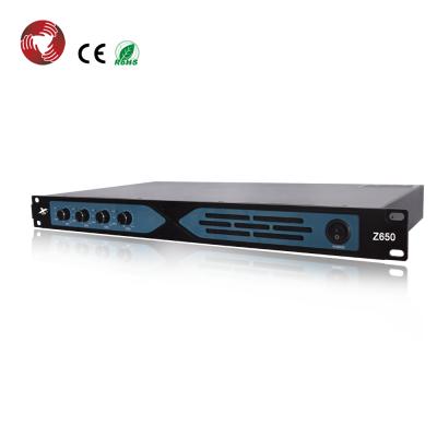 China Home-use 1U Z600 Class D Power Amplifier 600W*4 Professional Audio 4 Channels for sale