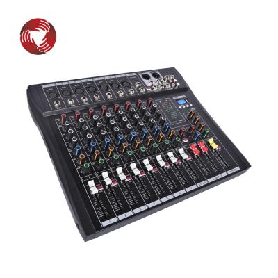 China Professional 8 Channel KTV Audio Mixer with USB Inputs for sale