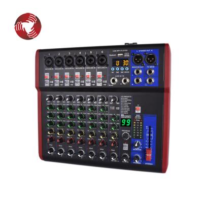 China Hot-selling KTV audio music 8 channel sound mixer with 99 DSP for sale