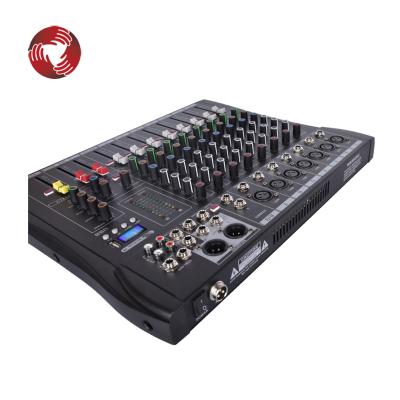 China Professional KTV Audio 8 Channel MP3 Music Sound Mixer for sale