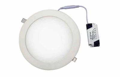 China Round Recessed LED Panel Light 16 Watt 85lm/w For Washing Room Lighting for sale