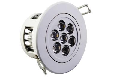 China 7 watts 540 Lumen LEIDENE Plafond het Lichte PF 0.92 van de het Aluminiumlegering van de Bureauverlichting Lichaam van PC Te koop