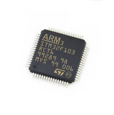 China Electronic Components IC Chip STM32F103R8T6 STM32F LQFP-64 BOM List Quote 10mm*10mm*1.4mm for sale