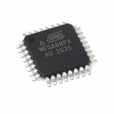 China New standard original ATMEGA88PA-AU TQFP-32 microcontroller AVR 8-bit chip for sale