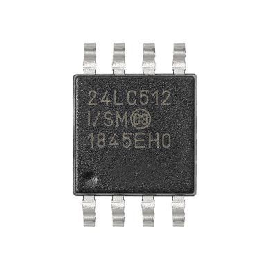 China New standard original 24LC512T-I/SM 24LC512-I/SN SOP8 IC in stock for sale