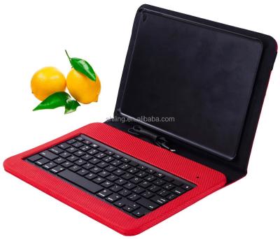 China Lightning keyboard with fiber case for tablet and with stand YBK-SL0808W for sale