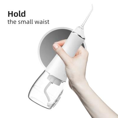 China Powerful Wireless Rechargeable Waterproof IPX7 Travel Oral Teeth Pick Cleaner Irrigator Dental Care for sale