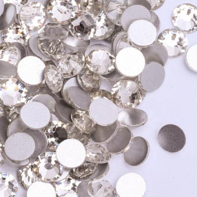 China Flatback More Clear Non-Hot Nail Art Rhinestones Loose Crystal Strass 80 Colors Factory Flatback Fix for sale