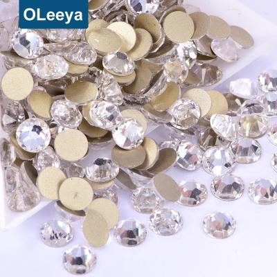 China High Quality Flatback Cut 2088 16 Facets Crystals SS20 Fix Flat Back Not Hot Rhinestones For Nail Art for sale