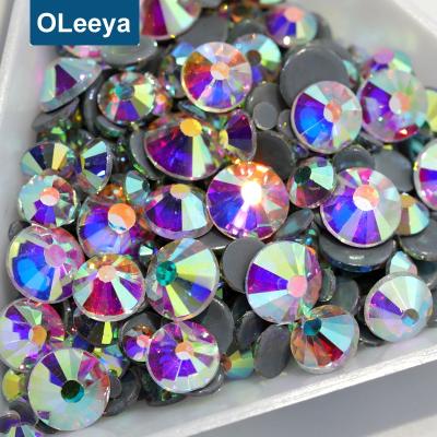 China Wholesale Hot Selling Stone A4 Quality Hotfix Glass Flatback Hot Fix Crystal Rhinestones With Intensive Glue for sale