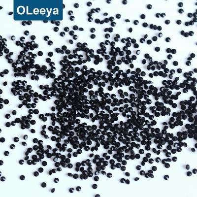 China Wholesale Flatback Factory Machine Cutting 1.1mm Nail Rhinestone Glass Non-Hot Fix Blue Silver Rhinestones For Nail Art for sale