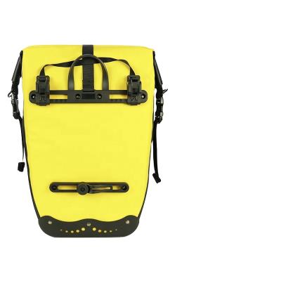 China Waterproof PVC Bicycle Saddle Bag Cylinder Office Bike Travel Pannier Bags Daypack Cycling Backpack For Outdoor Recycling for sale