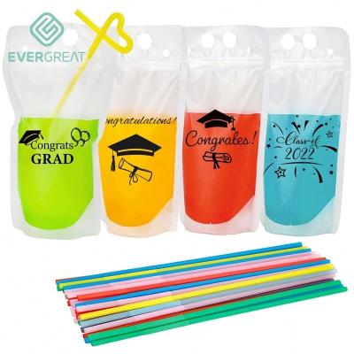 China 2022 Decoration Evergreat Graduation Party Decorations Gifts Graduation Drink Pouches for sale