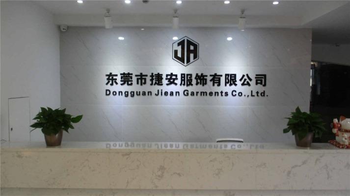 Verified China supplier - Dongguan Jiean Garments Co., Ltd.