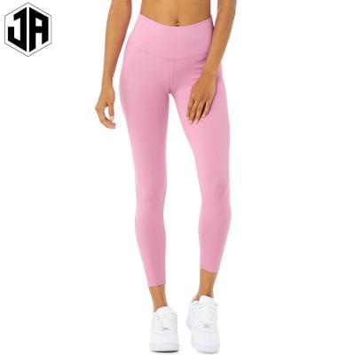 China High Waisted Plain Breathable Four Way Polyester Stretch Tights Quick Dry Custom Made Gaiters For Women for sale