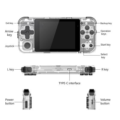 China Q90 3.0 Game Console Open Source Dual System Classic Retro Handheld 3.0