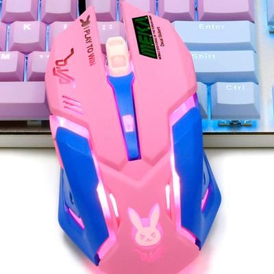 China 2400 DPI USB Wired Gaming Mouse 6 Button Computer Laptop Gamers Programmable Mouse Per Gaming Mouse with RGB Backlight for DOTA2 LOL Mouse for sale