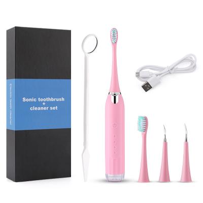 China Beautiful Smile TEETH TOOTH WHITENING New 2-in-1 Teeth Cleaning Machine Stone Remover Teeth Care Tools Electric Teeth Cleaning Instrument Tooth Beauty Instrument for sale