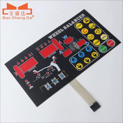 China Another 34 Years Manufacturer Customized Film Keypad Push Button Membrane Switch Membrane Switch Machine Medical for sale