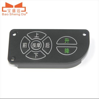 China Others 7 keys customized membrane and metal keypad module with backlight aviation key module IP68 for sale