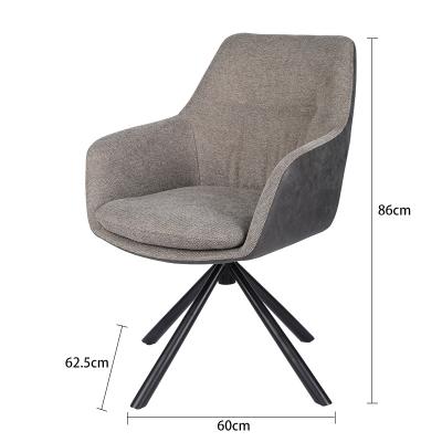 China Xinxiang Chair Whole Office PU Saucer Chair Leisure Iron Bar Rotation Leather Chair for sale