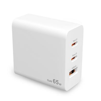 China Phone/Ipad/Camera/PDA/Laptop USB-C Charger 2C 1A 65W GaN USB Wall Charger Fast Charger USB-C Charger for sale