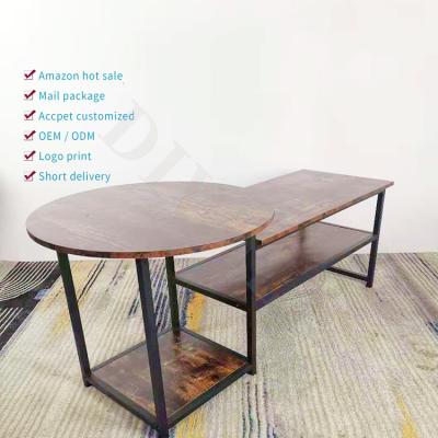 China Custom Rustic Wood Frame Metal Adjustable Salontafel Table Tea Room Wholesalers Furniture Top (Height) Coffee Table for sale