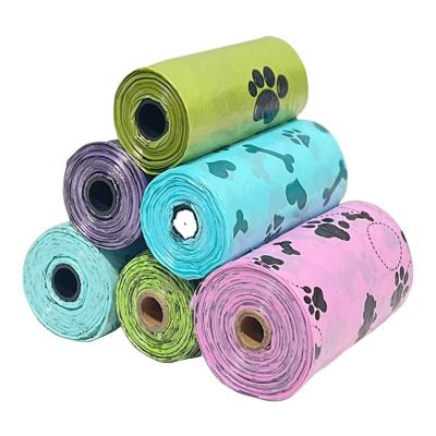 China Wholesale Custom Recyclable Degradable Thickened Custom Logo Outdoor Portable Pet Waste Bag Stool Bag for sale