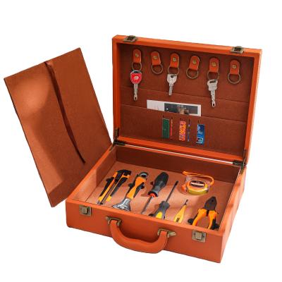 China Chinese Manufacturer Tools Set Customized Tool Box Luxury Free Effect Drawing With Handle Sample Box for sale