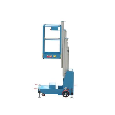 China Hotels CE Marked Aircraft-grade Aluminum Mast Simple Personal Lift Work Platform Lifts For Maintenance for sale