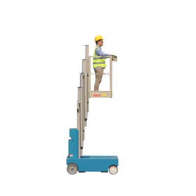 China Hot Selling Hotels Aluminum Alloy Platform Aerial Work Platforms Self Propelled Lifting Man Lifts for sale