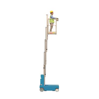 China Hotels CE Approved 3m Mobile One Man Lift Self Propelled Work Platform Lifts With 136 / 160kg Load Capacity for sale