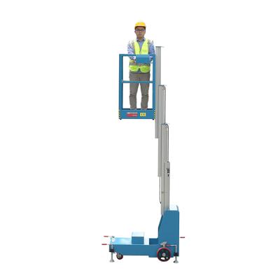 China Other Selling New Type Double Mast Type 10m Aluminum Hydraulic Aerial Work Well Platform for sale