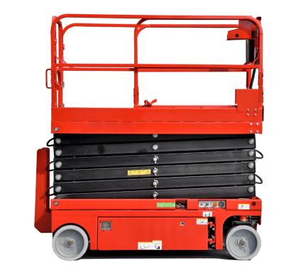 China Hotels 12m height self-propelled platform elevadora de plataforma scissor lift platform 12m for construction for sale