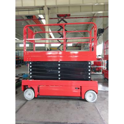 China Self Propelled Electric Man Lift Platform Aerial Work Hotels Plataforma Elevadora Hydraulic Scissor Lifts for sale