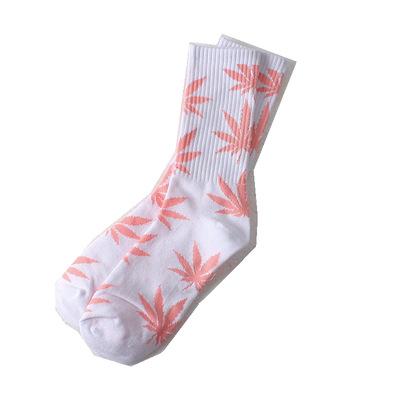 China High Quality Antibacterial Winter Weed Leaf Socks For Men Women Hip Hop Socks for sale