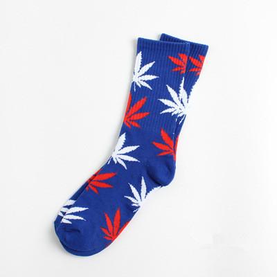 China Antibacterial Wholesale Mens Crew Socks Dress Weed Design Cotton Football Socks for sale